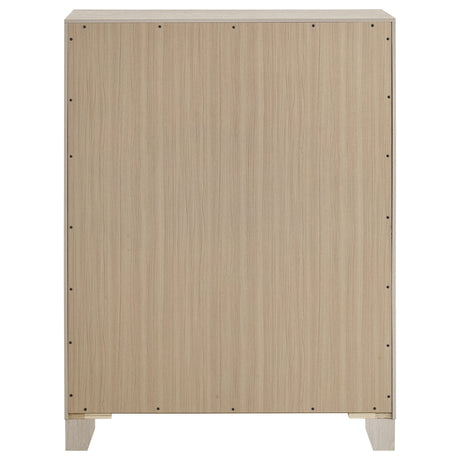 Farre Washed Grey 5-drawer Chest of Drawers by Coaster at Eve Furniture