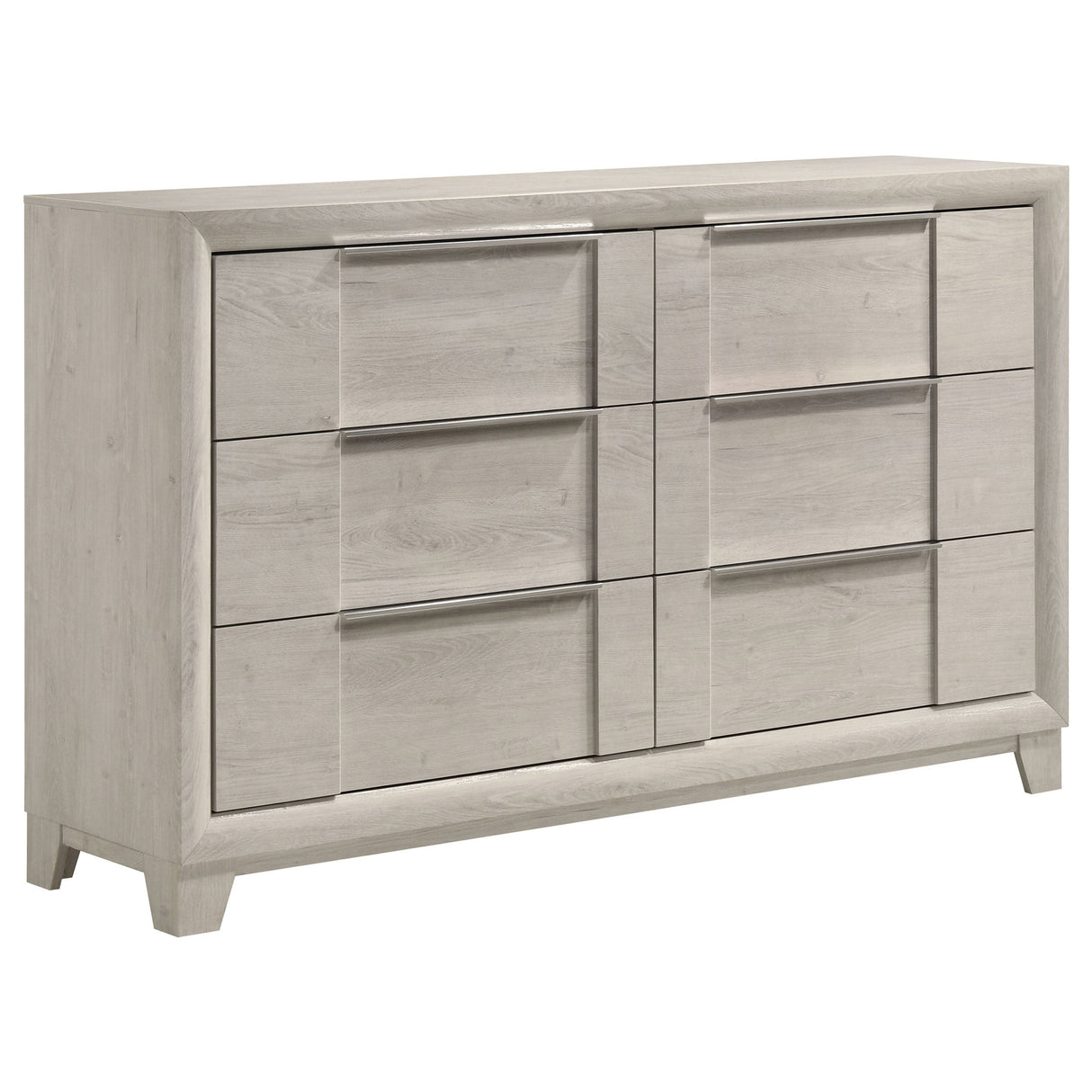 Farre Washed Grey 5-Piece Eastern King Bedroom Set by Coaster at Eve Furniture