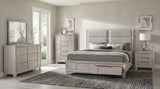 Farre Washed Grey 5-Piece Eastern King Bedroom Set by Coaster at Eve Furniture