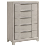 Farre Washed Grey 5-Piece Queen Bedroom Set by Coaster at Eve Furniture
