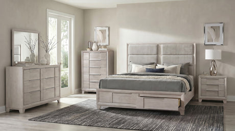 Farre Washed Grey 5-Piece Queen Bedroom Set by Coaster at Eve Furniture
