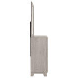 Farre Washed Grey 6-drawer Dresser With Mirror by Coaster at Eve Furniture