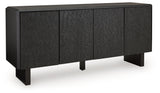 Farrelmore Black Accent Cabinet