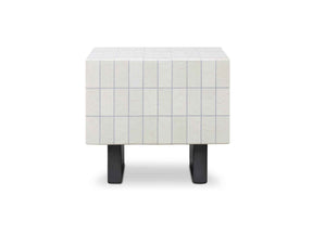 Farren Cream Outdoor Side Table