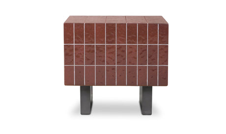 Farren Outdoor Side Table Brown by Moe's Home at Eve Furniture