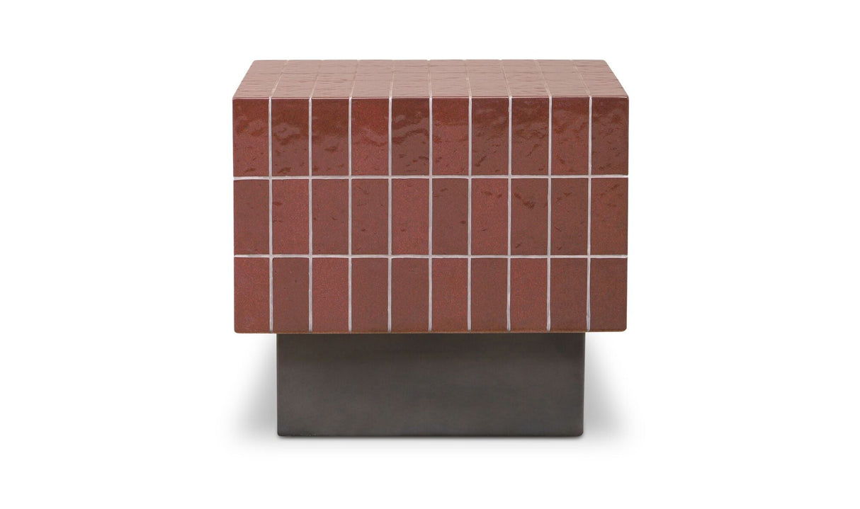 Farren Outdoor Side Table Brown by Moe's Home at Eve Furniture