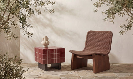 Farren Outdoor Side Table Brown by Moe's Home at Eve Furniture