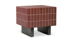 Farren Outdoor Side Table Brown by Moe's Home at Eve Furniture
