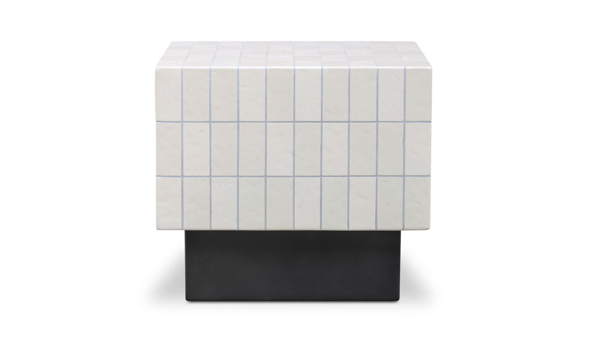 Farren Outdoor Side Table Cream by Moe's Home at Eve Furniture