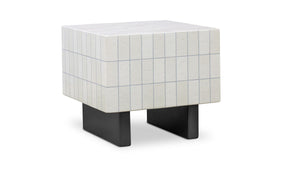 Farren Outdoor Side Table Cream by Moe's Home at Eve Furniture