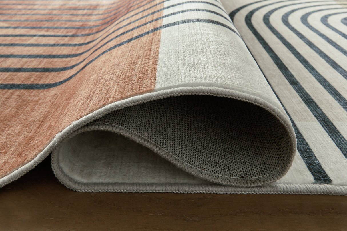 Farrendale Multi Washable Medium Rug by Ashley at Eve Furniture