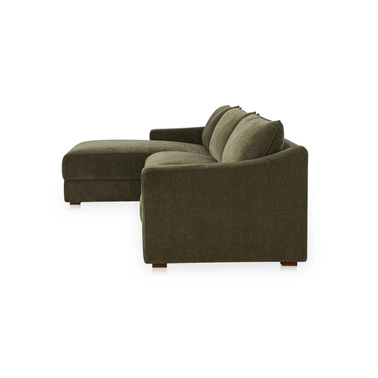 Farrow Cedar Green Left Sectional by Moe's Home at Eve Furniture