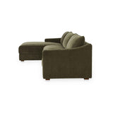 Farrow Cedar Green Left Sectional by Moe's Home at Eve Furniture