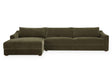 Farrow Cedar Green Left Sectional by Moe's Home at Eve Furniture