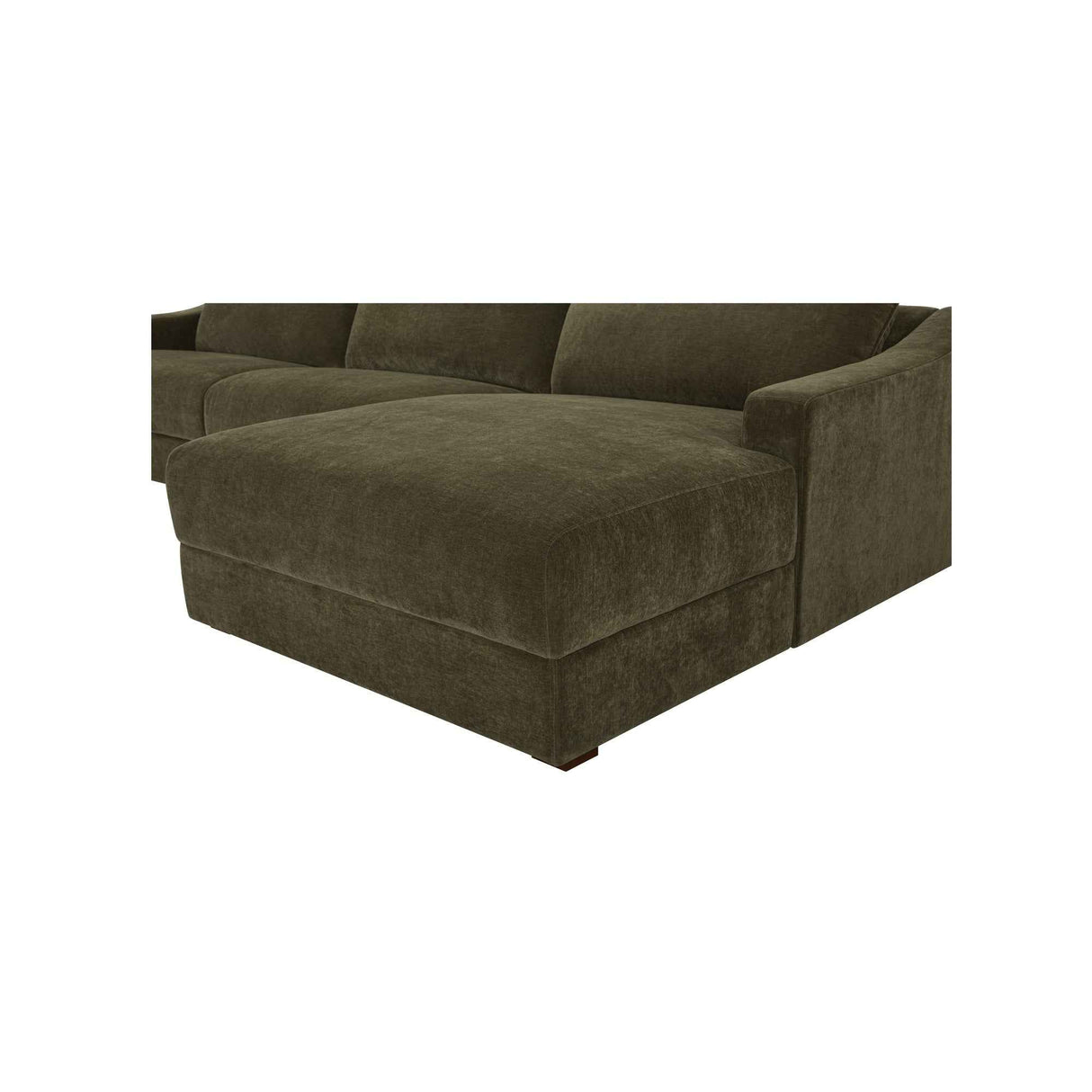 Farrow Cedar Green Right Sectional by Moe's Home at Eve Furniture