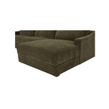 Farrow Cedar Green Right Sectional by Moe's Home at Eve Furniture