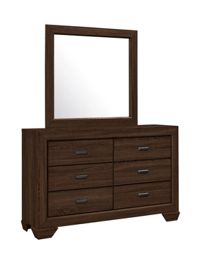Farrow Chocolate Bedroom Mirror (Mirror Only) by Crown Mark at Eve Furniture