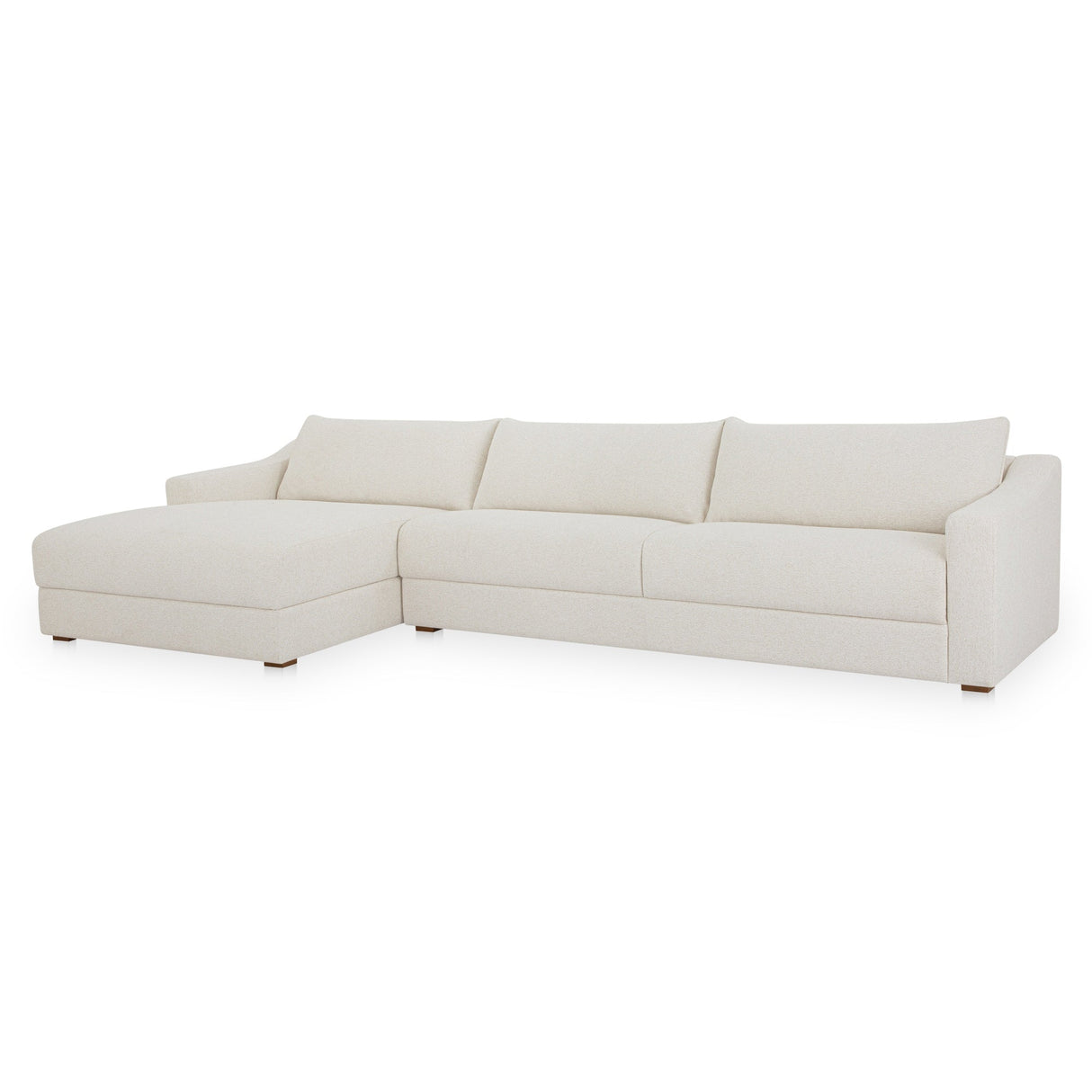 Farrow Flecked Oat Left Sectional by Moe's Home at Eve Furniture