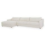 Farrow Flecked Oat Left Sectional by Moe's Home at Eve Furniture