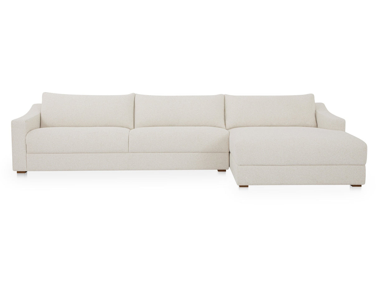 Farrow Flecked Oat Right Sectional by MOES at Eve Furniture