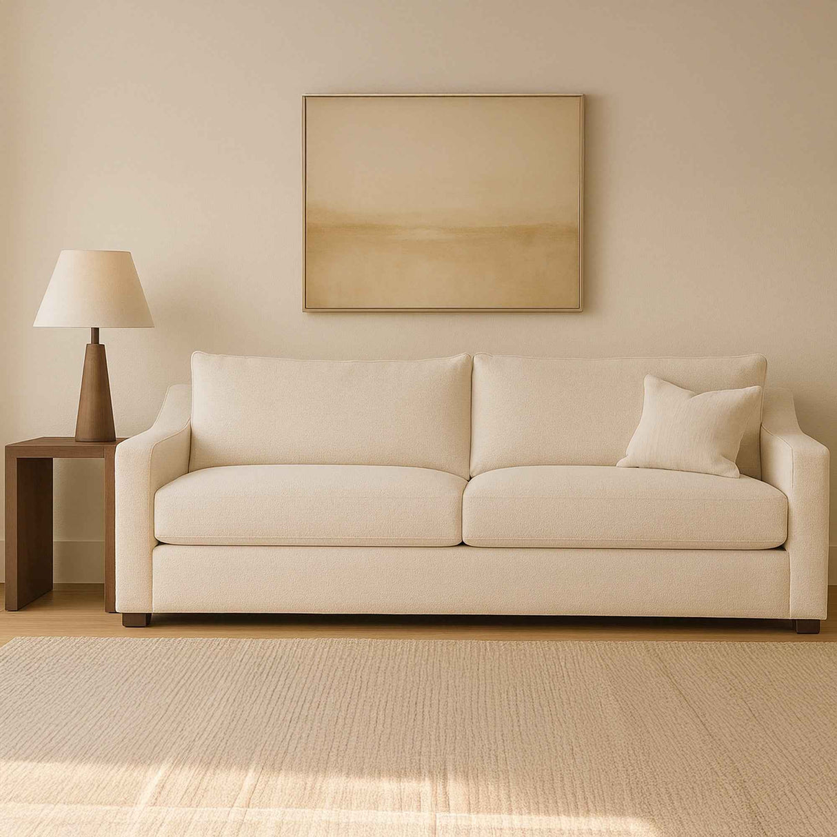 Farrow Flecked Oat Sofa by Moe's Home at Eve Furniture