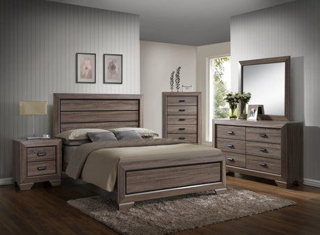 Farrow Grayish Brown Bedroom Mirror (Mirror Only) by Crown Mark at Eve Furniture