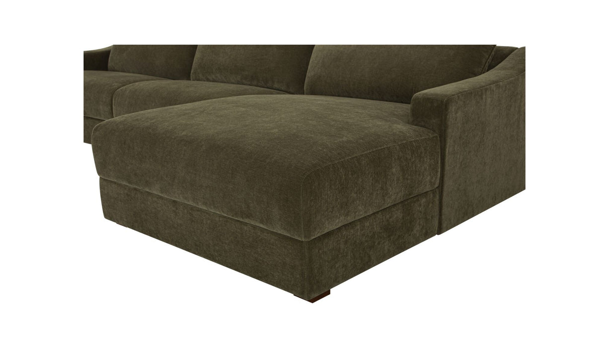 Farrow Sectional Cedar Green by Moe's Home at Eve Furniture