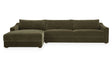 Farrow Sectional Cedar Green by Moe's Home at Eve Furniture