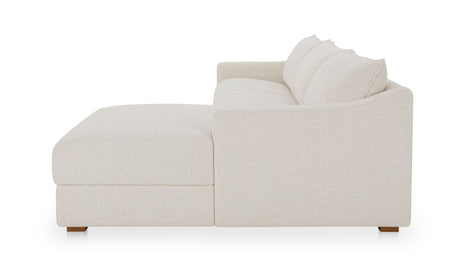 Farrow Sectional Flecked Oat by Moe's Home at Eve Furniture