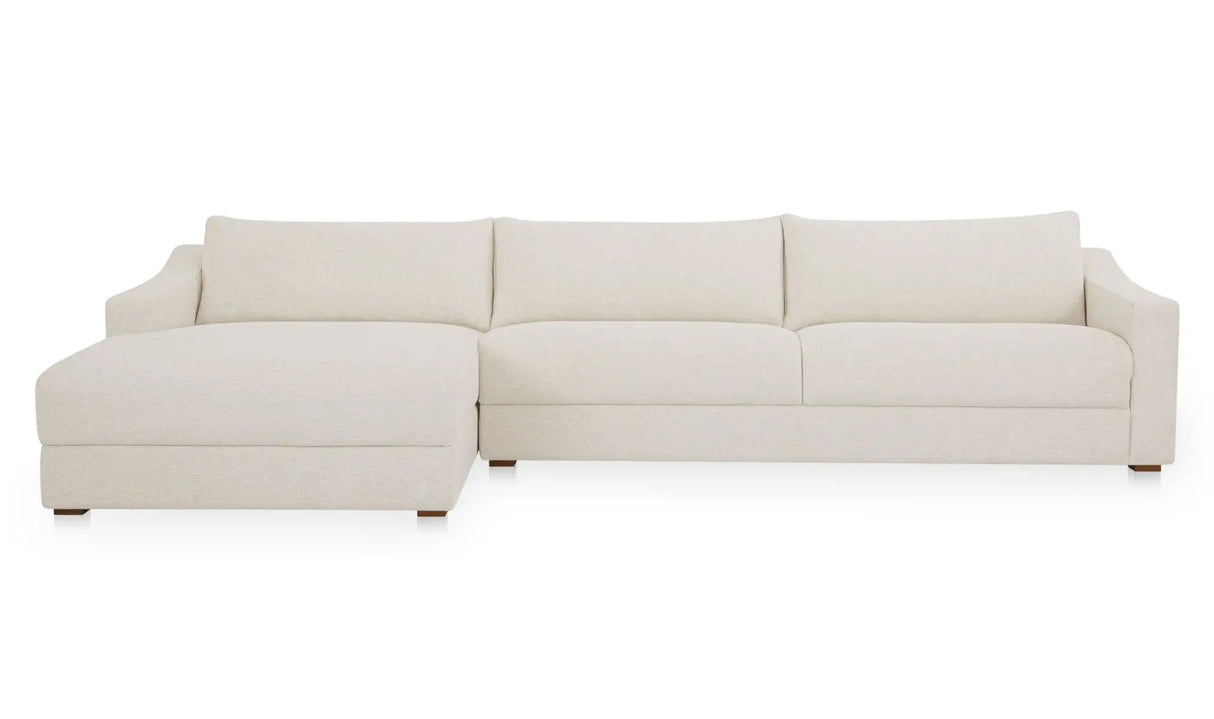 Farrow Sectional Flecked Oat by Moe's Home at Eve Furniture