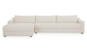 Farrow Sectional Flecked Oat by Moe's Home at Eve Furniture