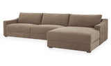 Farrow Sectional Taupe by Moe's Home at Eve Furniture