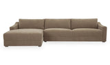 Farrow Sectional Taupe by Moe's Home at Eve Furniture