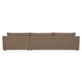Farrow Taupe Right Sectional by Moe's Home at Eve Furniture
