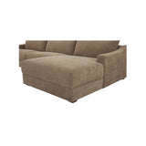 Farrow Taupe Right Sectional by Moe's Home at Eve Furniture