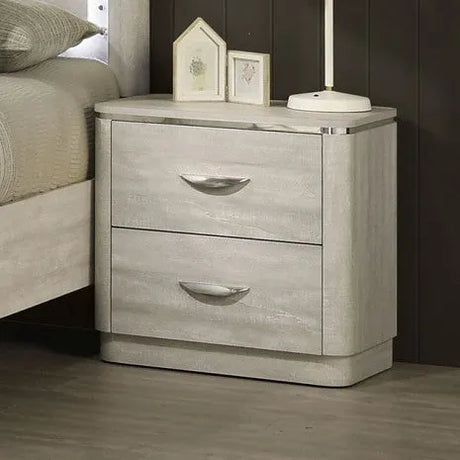 Farsund Dusty Gray 5-Piece Queen Bedroom Set by Furniture of America at Eve Furniture