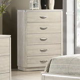 Farsund Dusty Gray 5-Piece Queen Bedroom Set by Furniture of America at Eve Furniture