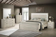 Farsund Dusty Gray 4-Piece Queen Bedroom Set by Furniture of America at Eve Furniture