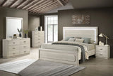 Farsund Dusty Gray 4-Piece Queen Bedroom Set by Furniture of America at Eve Furniture
