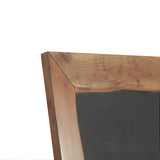 Aspen 43" Mirror Frame in Smoked Acacia by Home Trends & Design at Eve Furniture