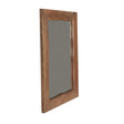 Aspen 43" Mirror Frame in Smoked Acacia by Home Trends & Design at Eve Furniture