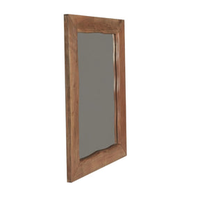 Aspen 43" Mirror Frame in Smoked Acacia by Home Trends & Design at Eve Furniture