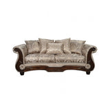 Fasciano Beige Tan 2- Piece Living Room Set by Furniture of America at Eve Furniture