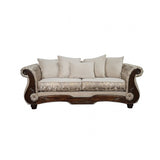 Fasciano Beige Tan 2- Piece Living Room Set by Furniture of America at Eve Furniture