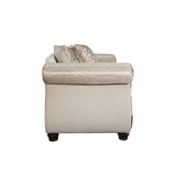 Fasciano Beige Tan Loveseat by Furniture of America at Eve Furniture