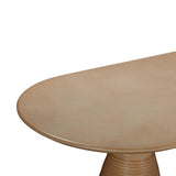 Fassa Terracotta Indoor / Outdoor 87" Oval Dining Table by TOV Furniture at Eve Furniture