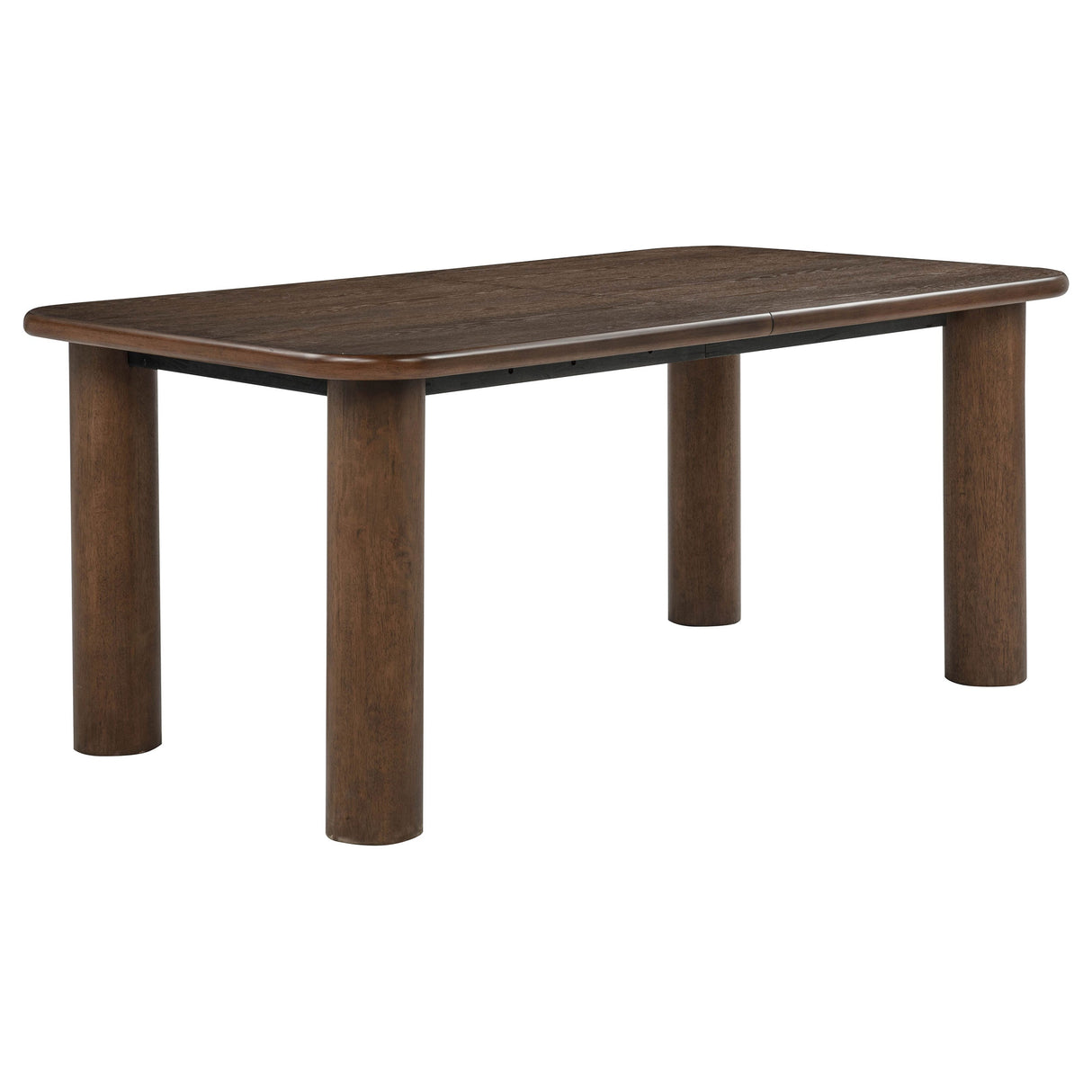 Faulkner Brown Oak 84-inch Extension Wood Dining Table by Coaster at Eve Furniture