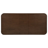 Faulkner Brown Oak 84-inch Extension Wood Dining Table by Coaster at Eve Furniture