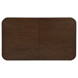 Faulkner Brown Oak 84-inch Extension Wood Dining Table by Coaster at Eve Furniture