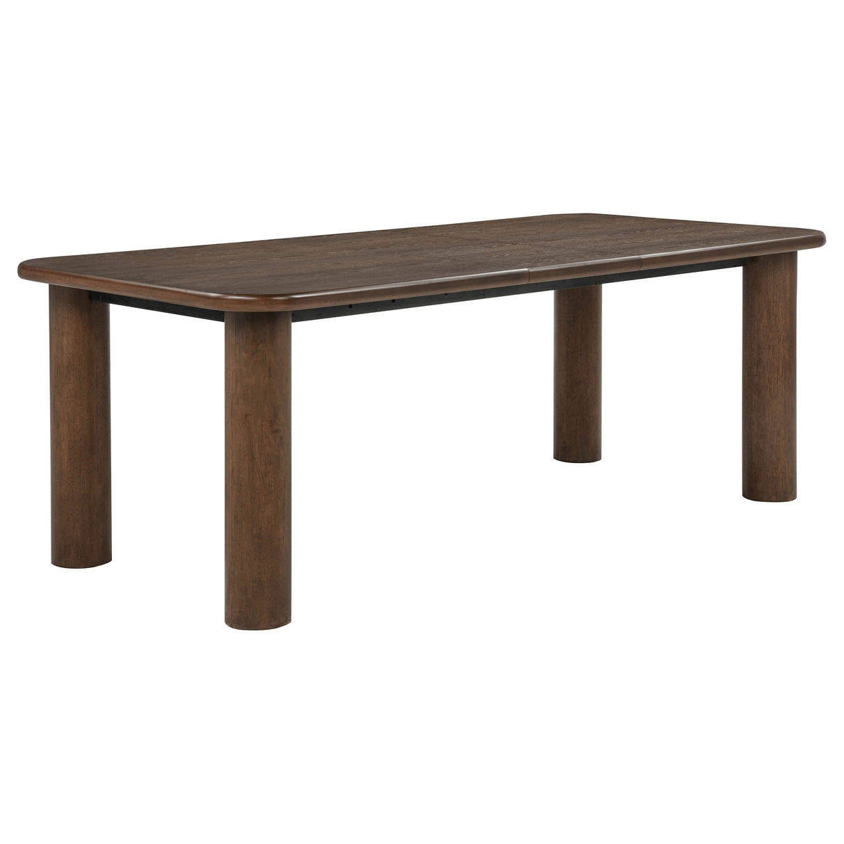 Faulkner Brown Oak 84-inch Extension Wood Dining Table by Coaster at Eve Furniture